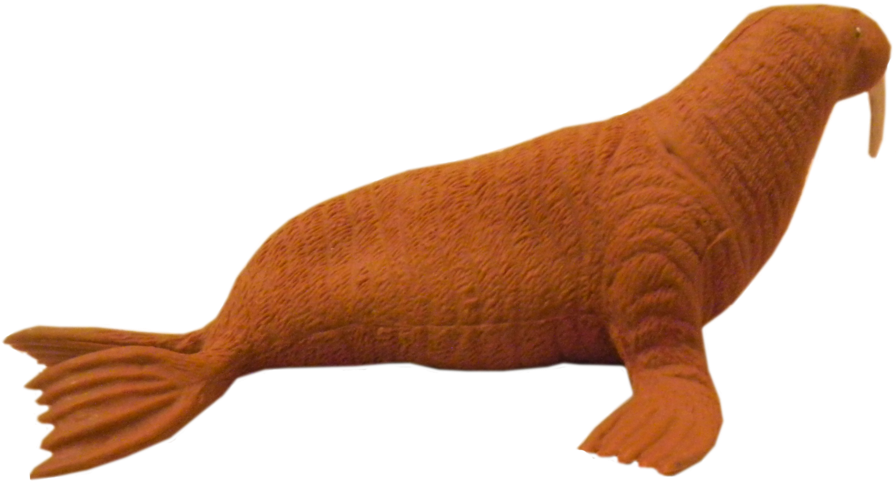 Walrus Figurine Isolated PNG Image