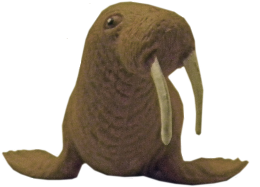 Walrus Figurine Isolated.png PNG Image