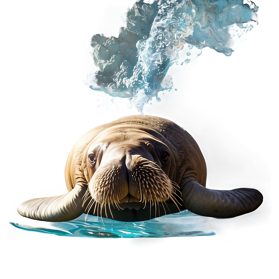 Walrus Underwater Scene Png 28 PNG Image