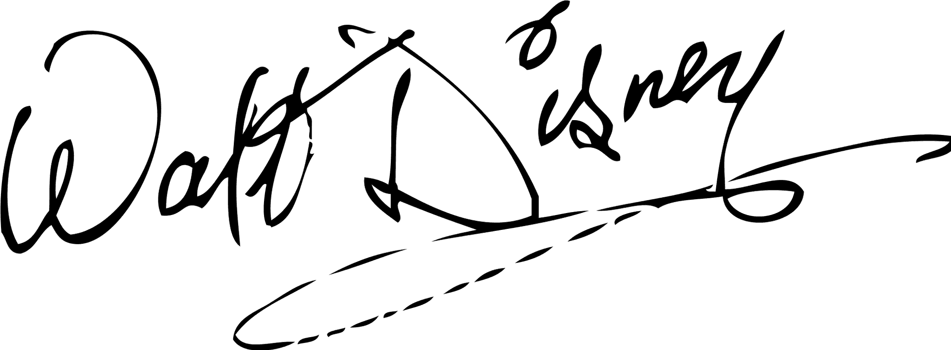 Walt Disney Signature PNG Image