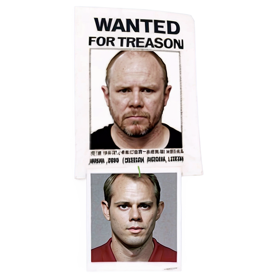 Wanted For Treason Png 66 PNG Image