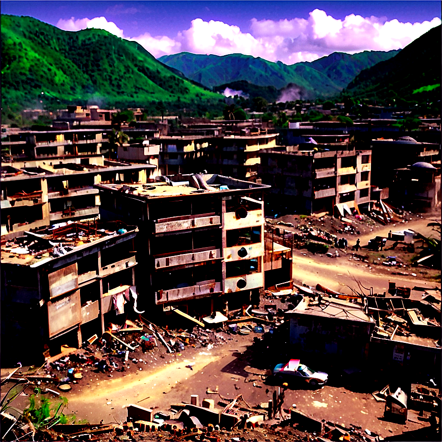 War-destroyed Urban Area Png Ugl PNG Image