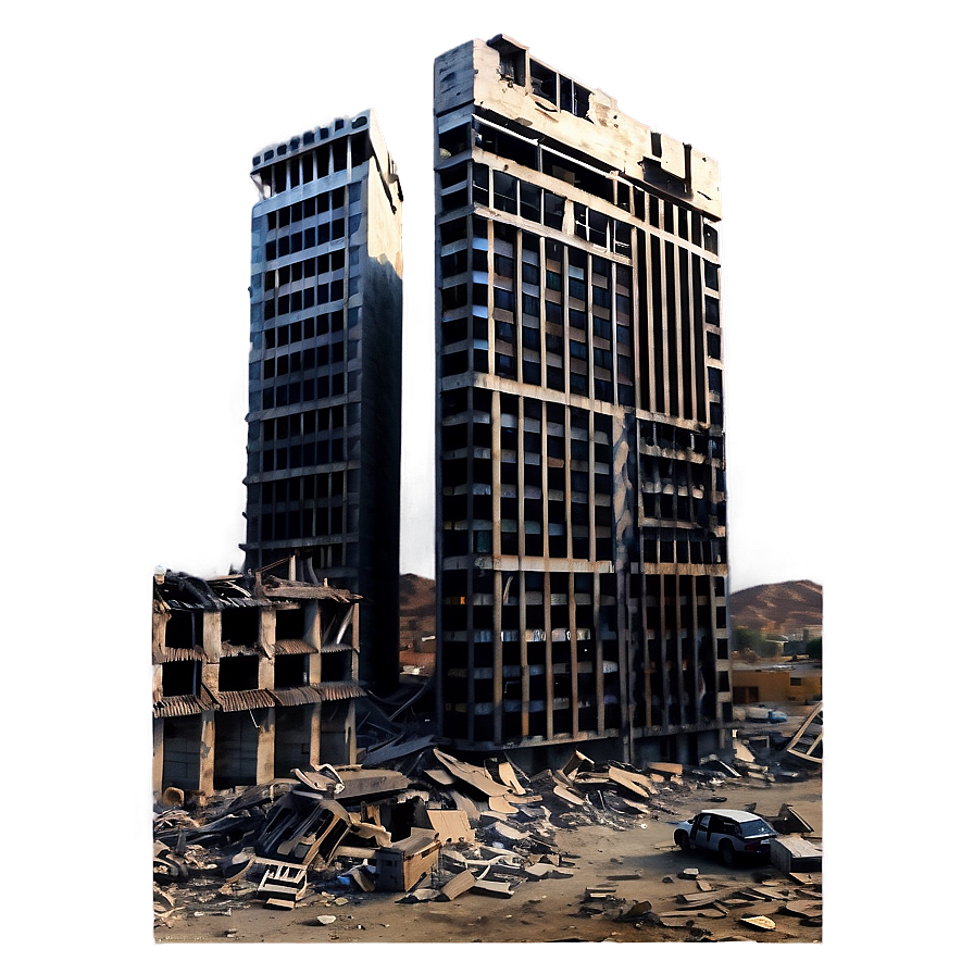 War-torn City Destruction Png Lrk76 PNG Image