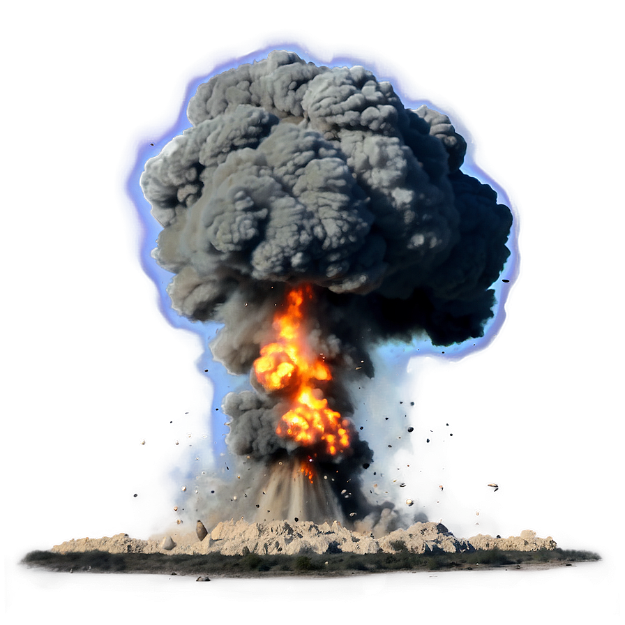 War Zone Bomb Explosion Png Ppf PNG Image