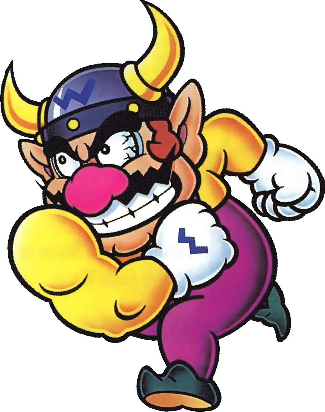 Wario_ Classic_ Pose PNG Image