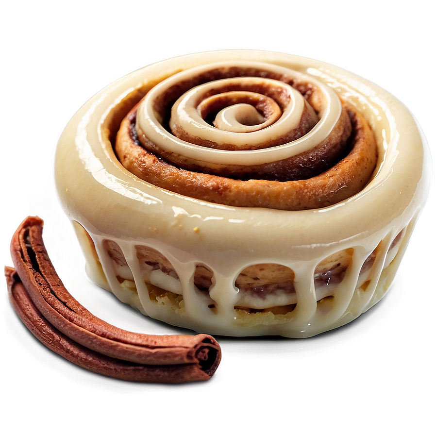 Warm Cinnamon Roll Dessert Png Iau19 PNG Image