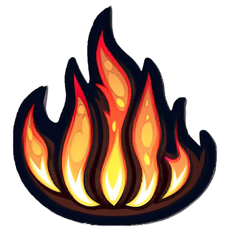 Warm Fire Emoji Symbol Png 92 PNG Image