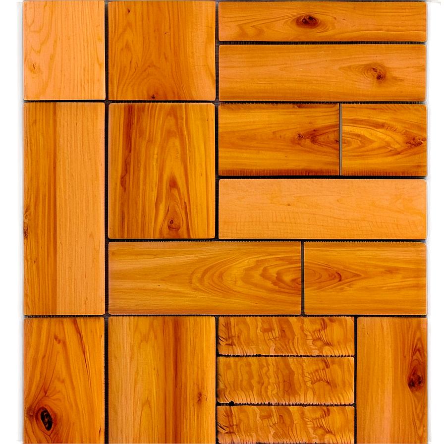 Warm Wooden Tile Floor Png 06202024 PNG Image