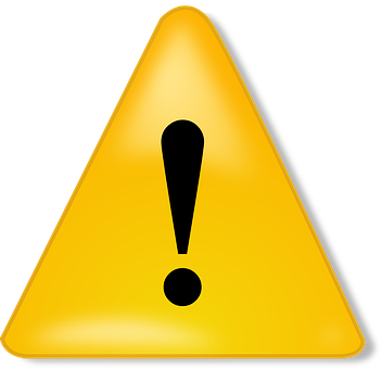 Warning Sign Exclamation Point PNG Image