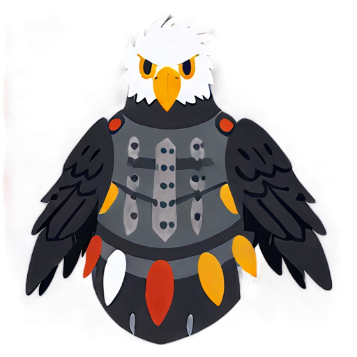 Warrior Eagle In Armor Png D PNG Image