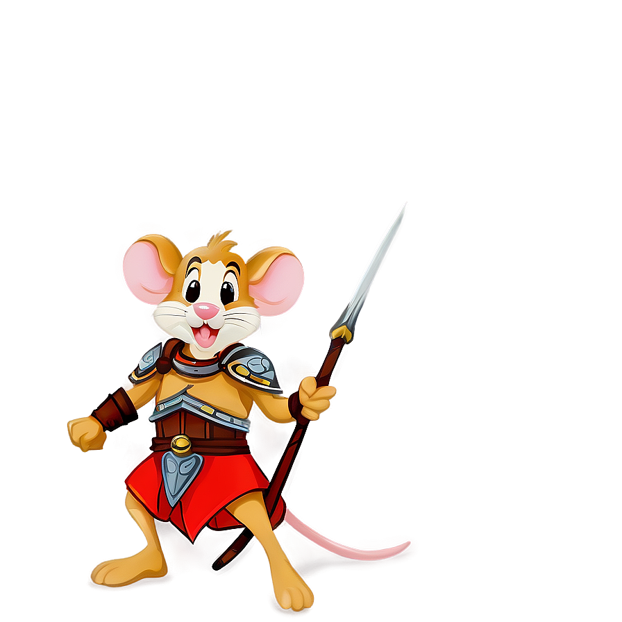 Warrior Mouse Png 05042024 PNG Image