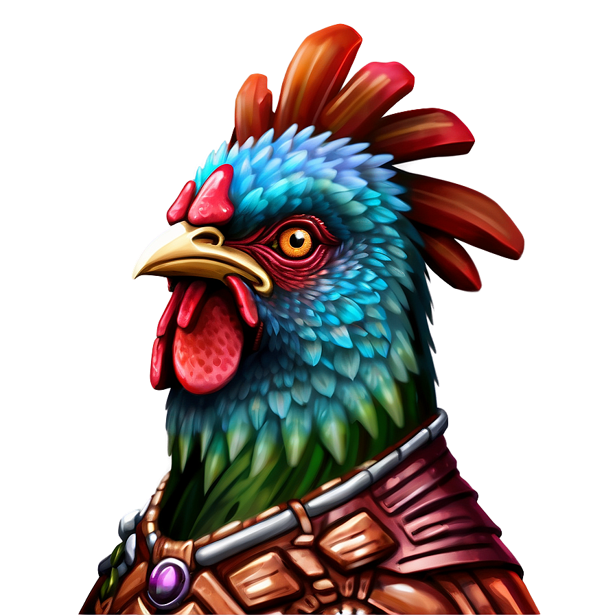 Warrior Rooster Fantasy Png 83 PNG Image