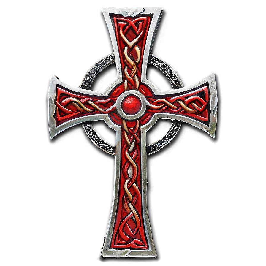 Warrior's Celtic Cross Png 06212024 PNG Image