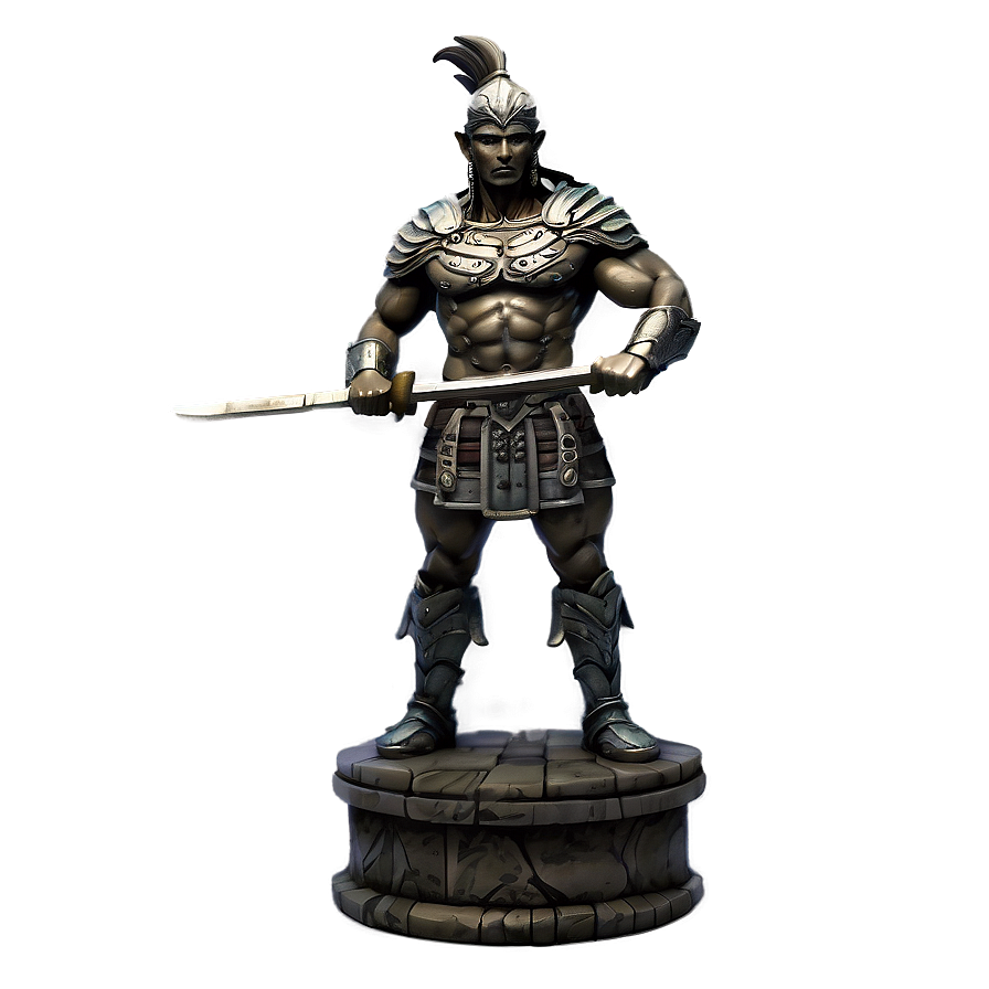 Warrior Statue Png 05242024 PNG Image