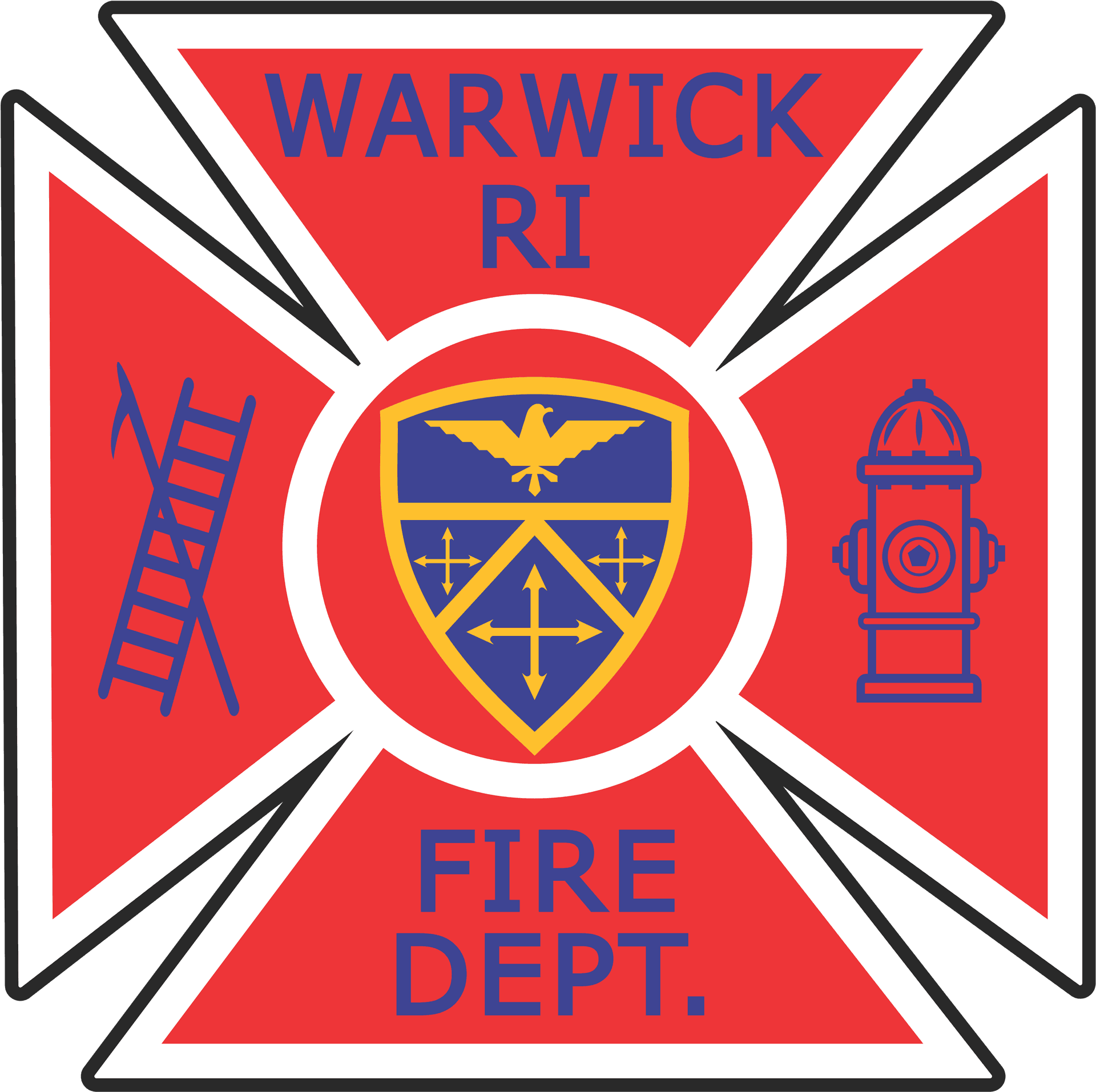 Warwick R I Fire Department Emblem PNG Image