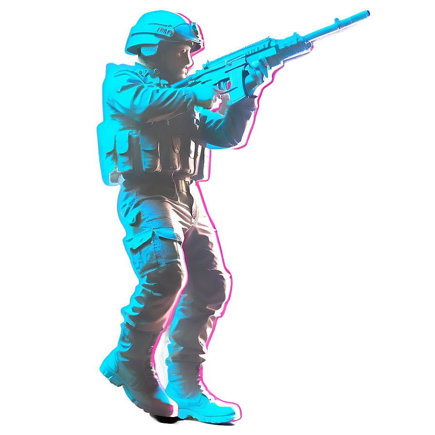 Warzone Soldier Silhouette Png Xxc PNG Image