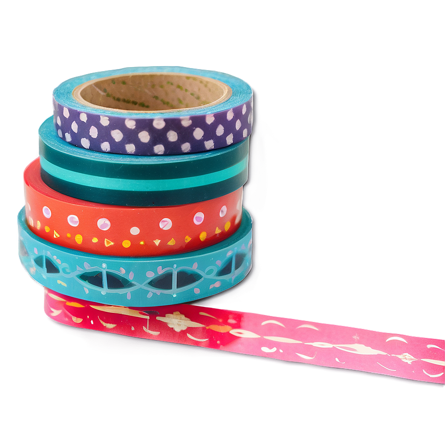 Washi Tape Bundle Png Qcn64 PNG Image