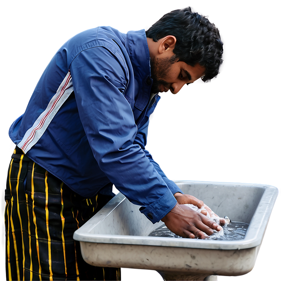 Washing Hands After Outdoor Png Pjt PNG Image