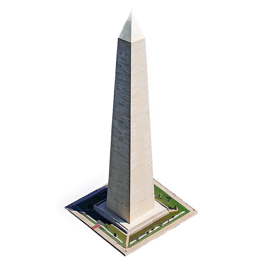 Washington Monument Aerial View Png Tgj PNG Image