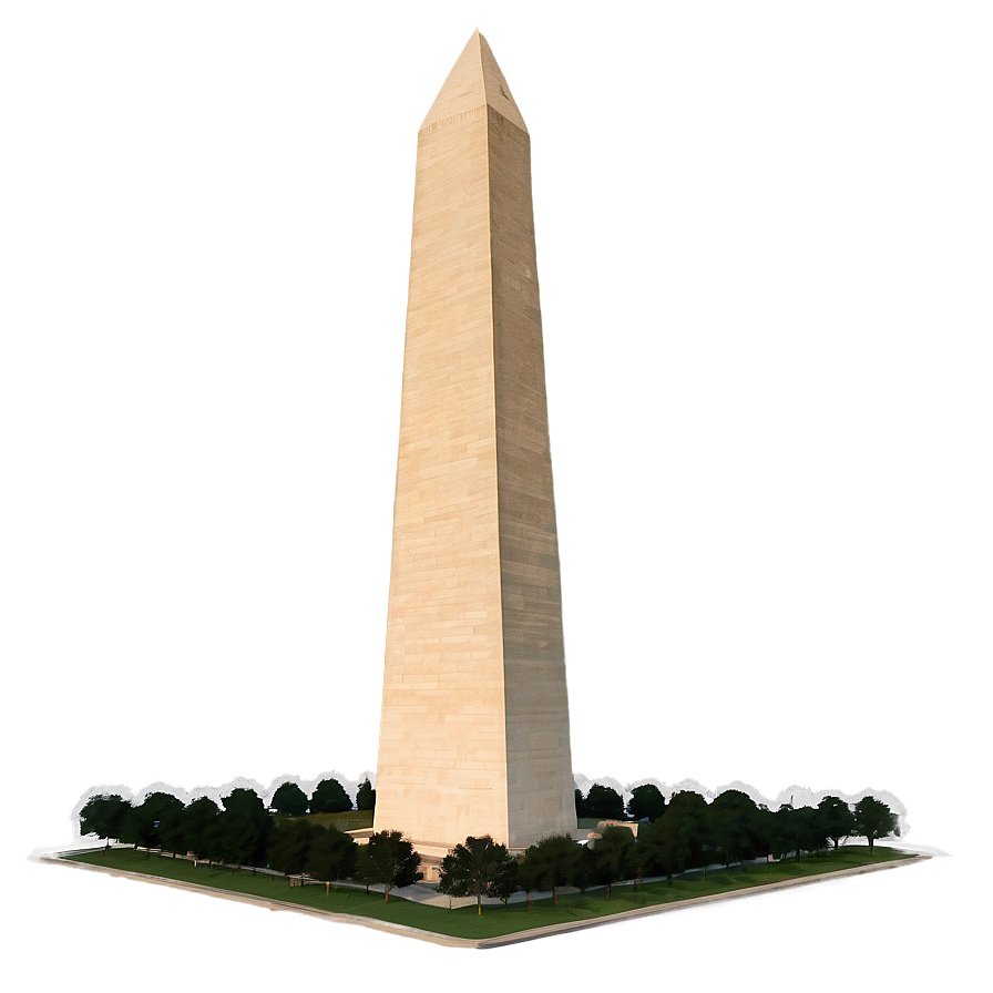 Washington Monument Foggy Morning Png 34 PNG Image