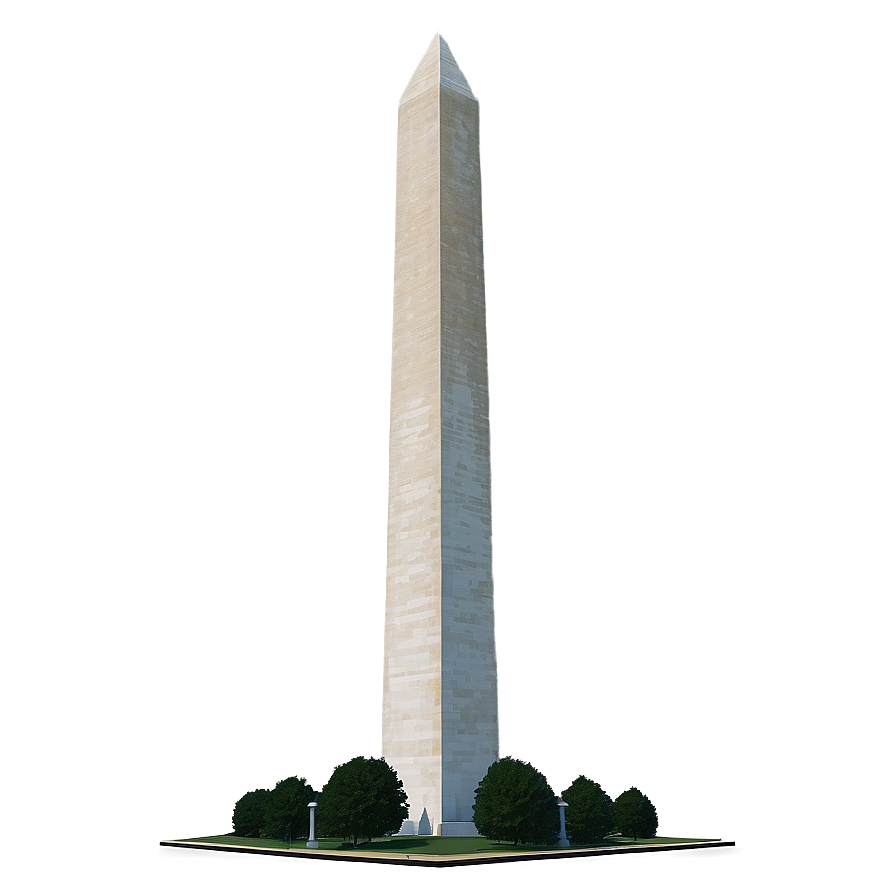 Washington Monument In Bold Colors Png Esy PNG Image