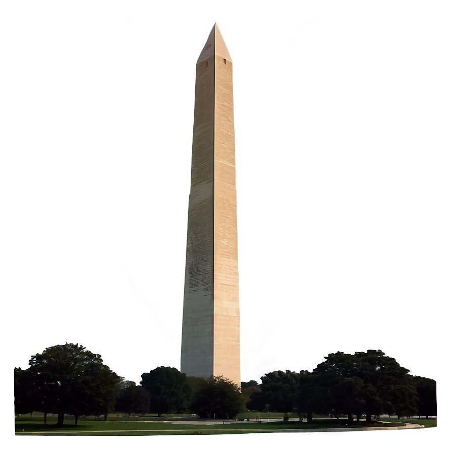 Washington Monument Sunset Background Png 90 PNG Image