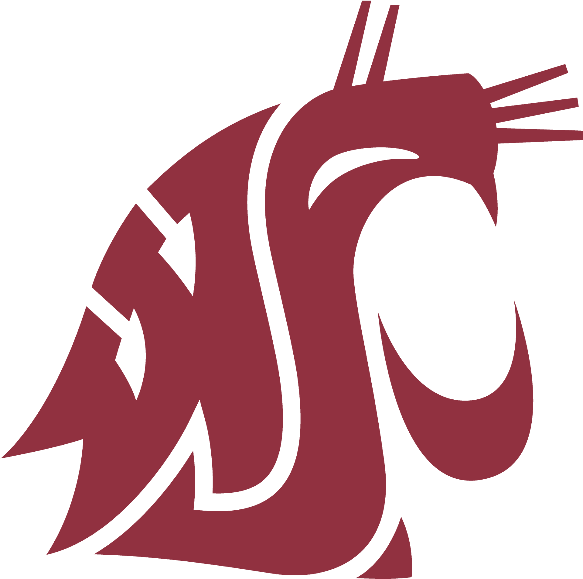 Washington State Cougar Logo PNG Image