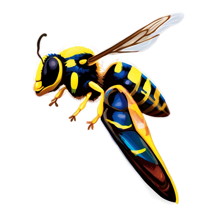 Wasp In Flight Png Rik PNG Image