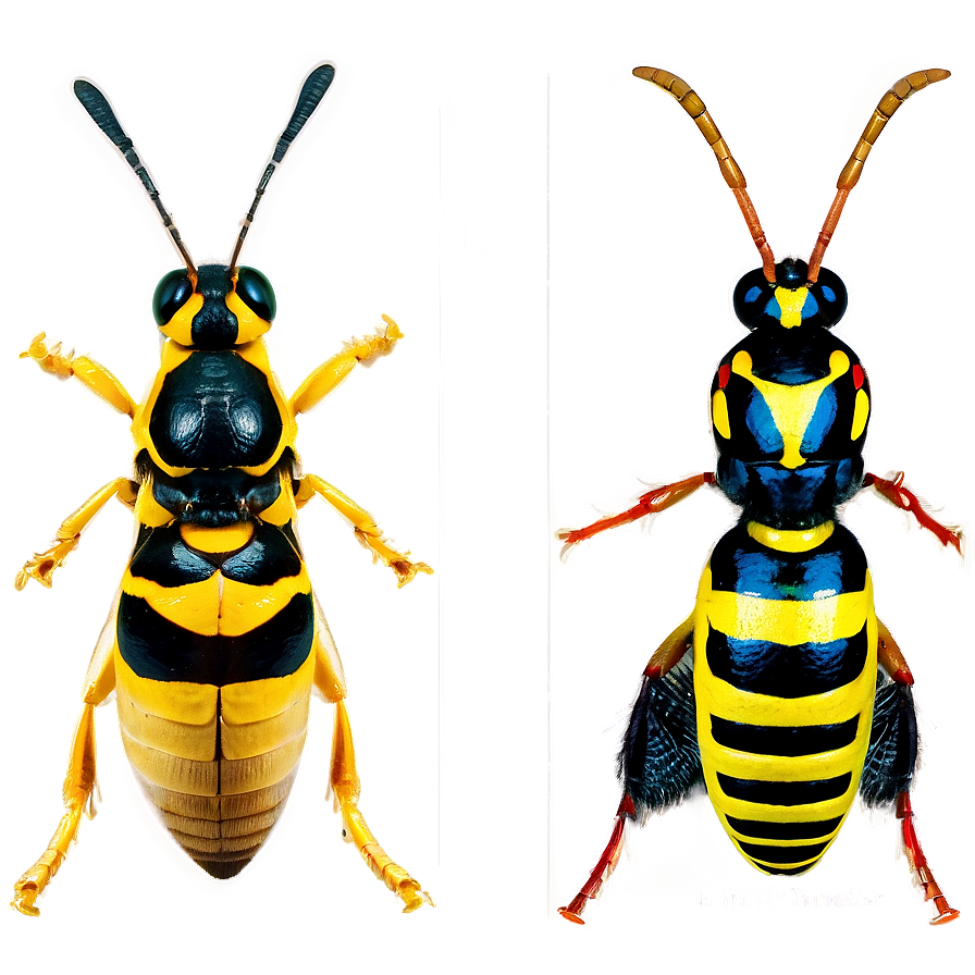 Wasp Species Comparison Png 05242024 PNG Image