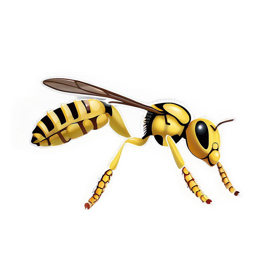 Wasp Vector Art Png 05242024 PNG Image