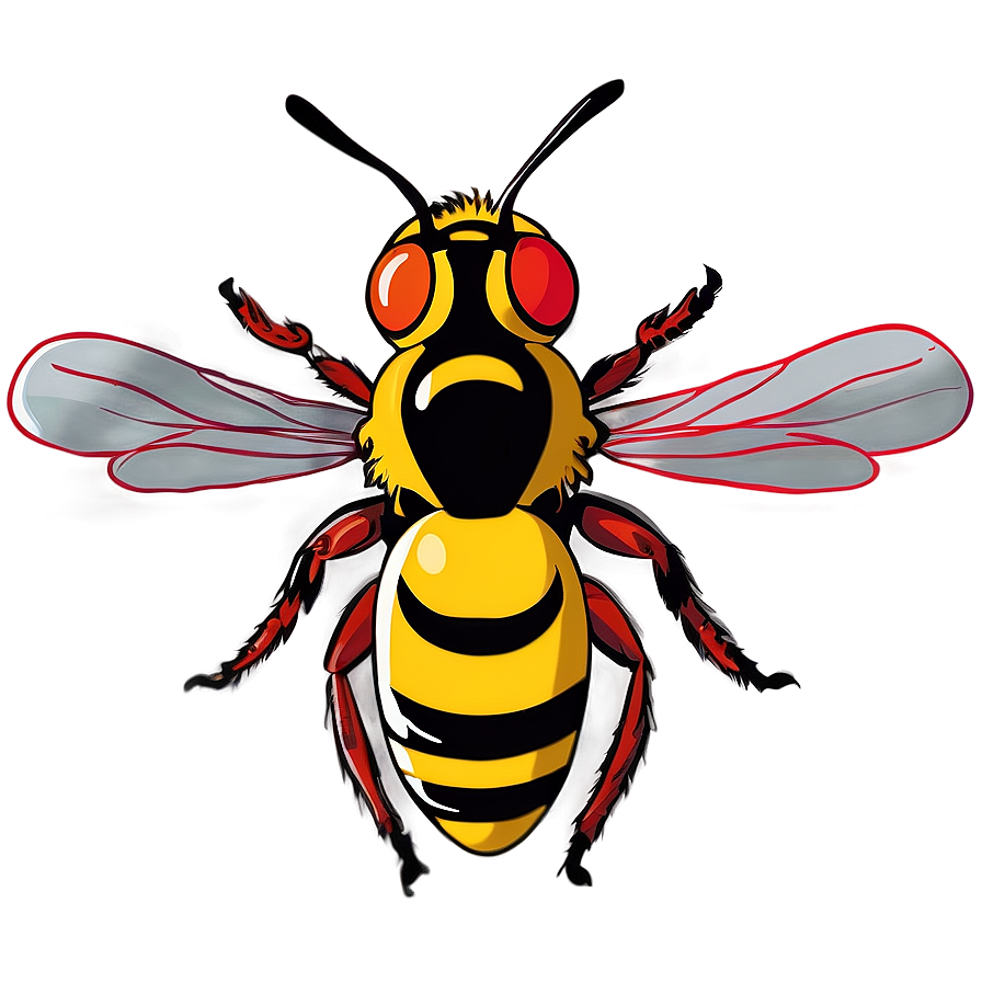 Wasp Vector Art Png Ess PNG Image