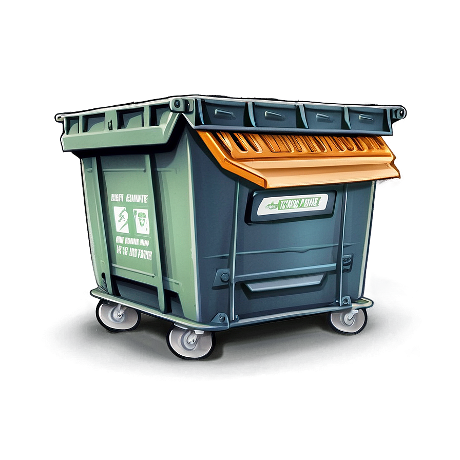 Waste Dumpster Cartoon Png 36 PNG Image