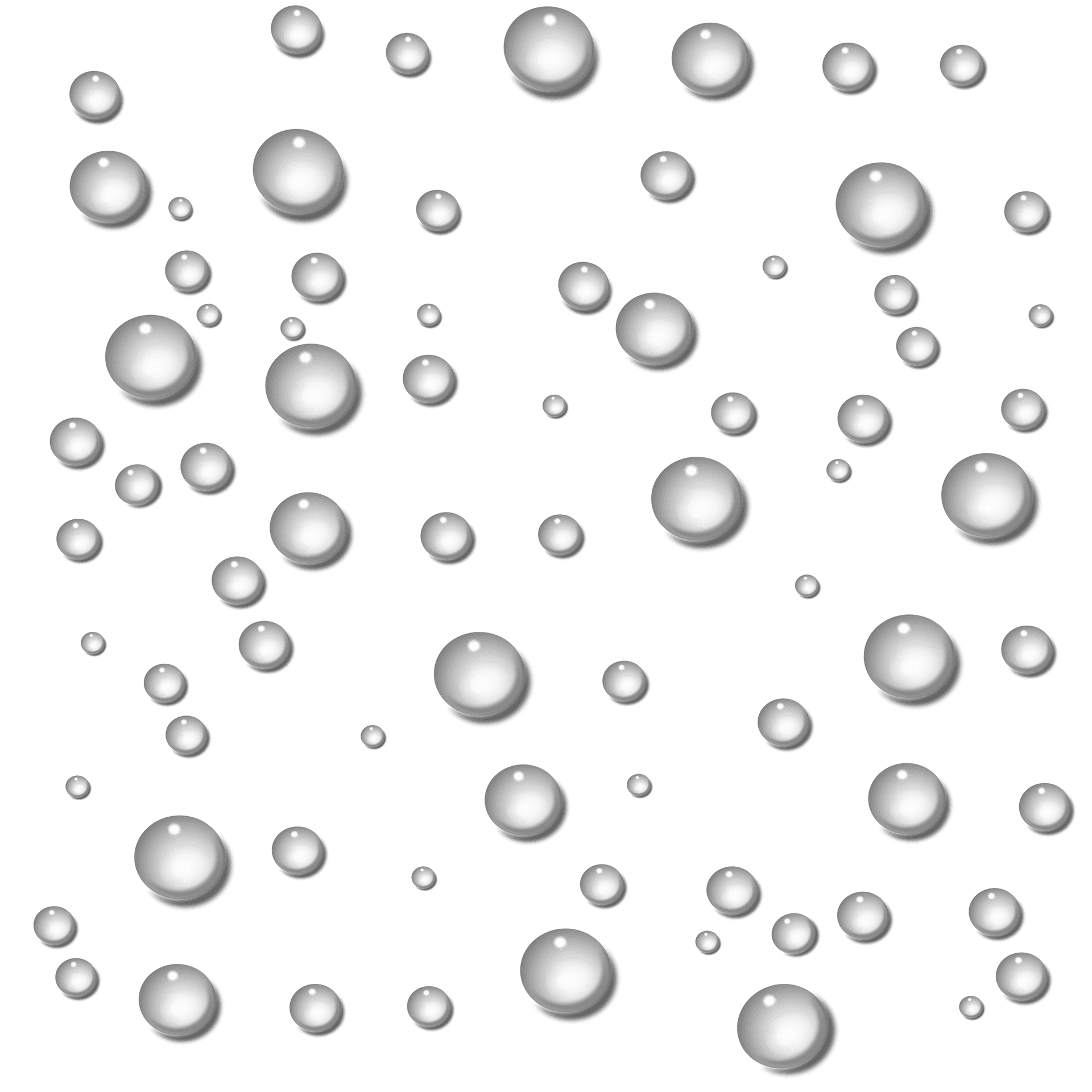 Water Droplets Pattern PNG Image