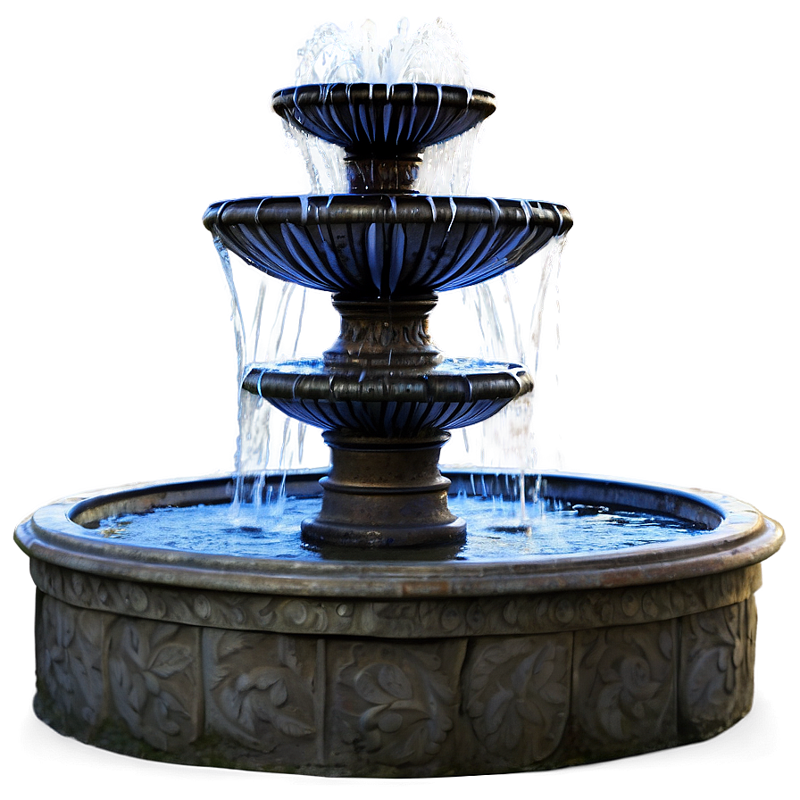 Water Fountain Park Png Qwj62 PNG Image