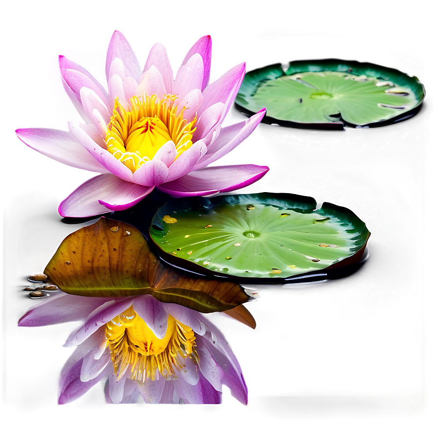 Water Lily Serene Png Avh63 PNG Image