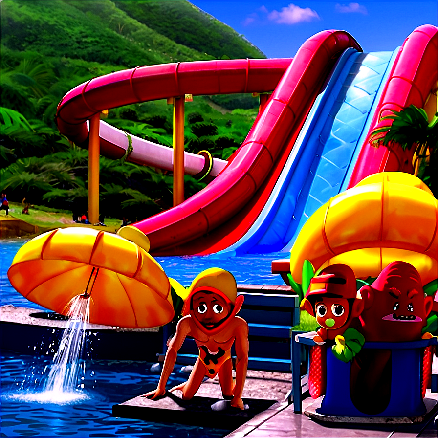 Water Park Expedition Png 4 PNG Image