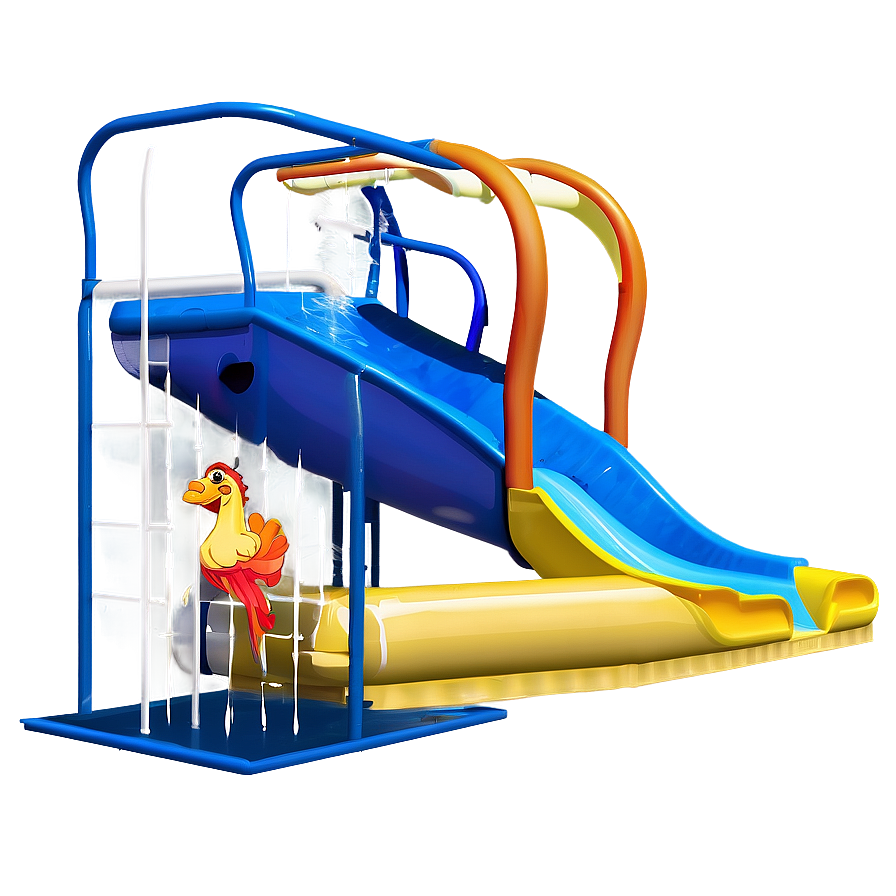 Water Park Slide Fun Png Uap PNG Image