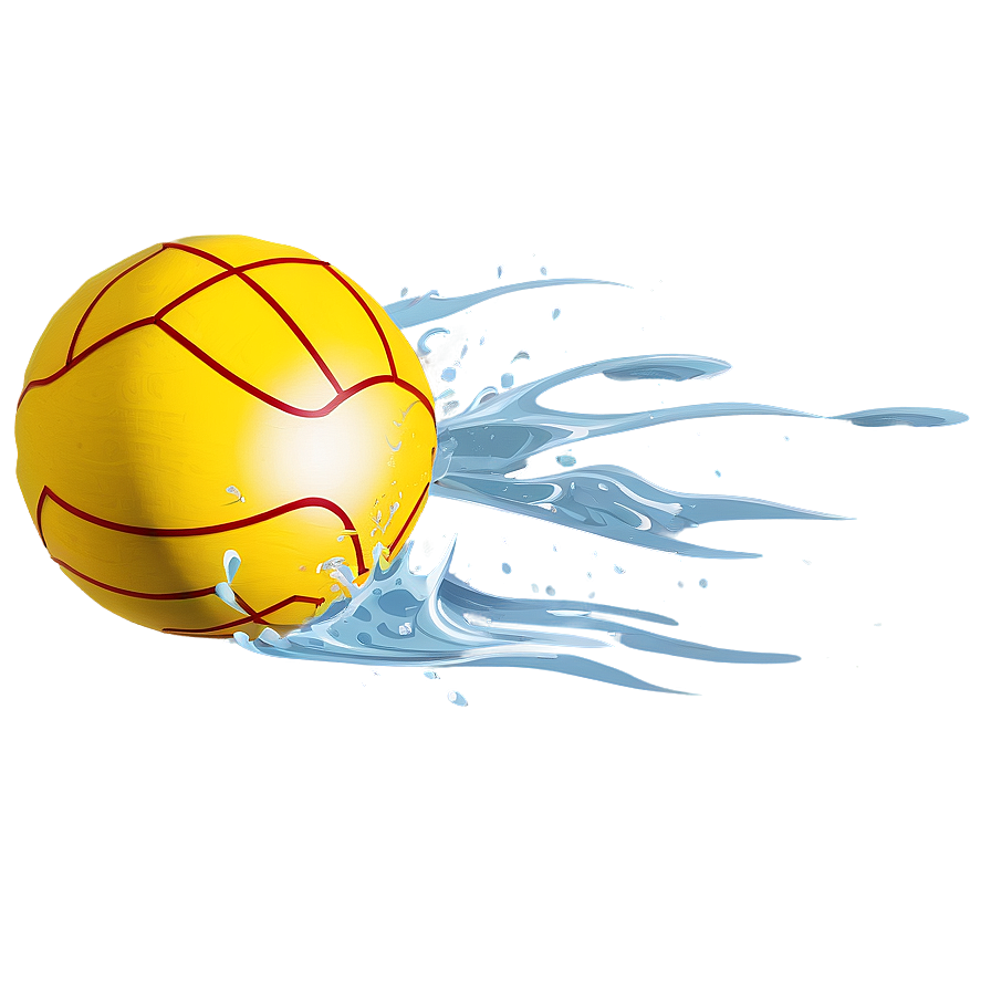 Water Polo Ball Design Png Unv95 PNG Image