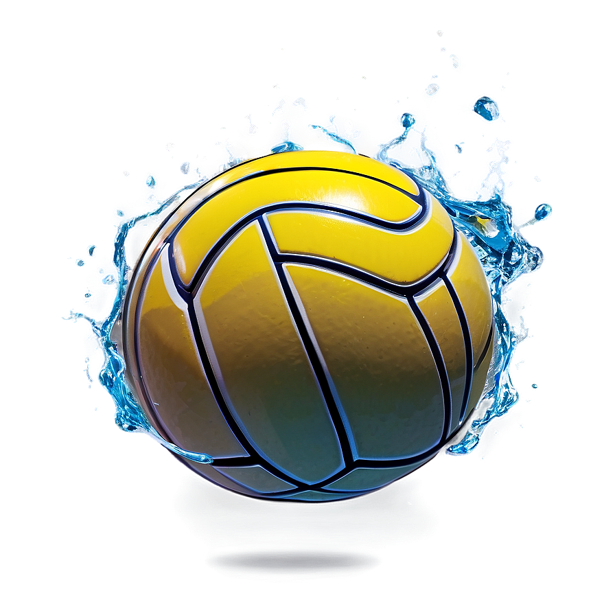 Water Polo Ball On White Png Ogb PNG Image