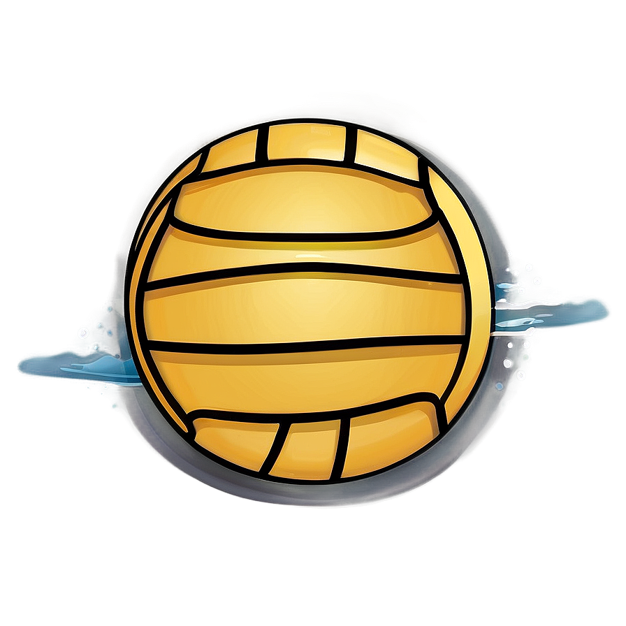 Water Polo Ball Vector Png 06132024 PNG Image