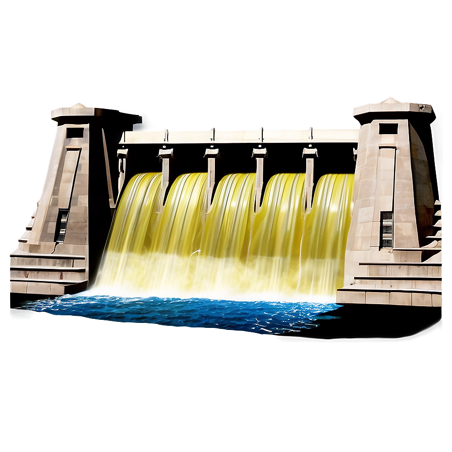 Water Power Dam Png 06202024 PNG Image