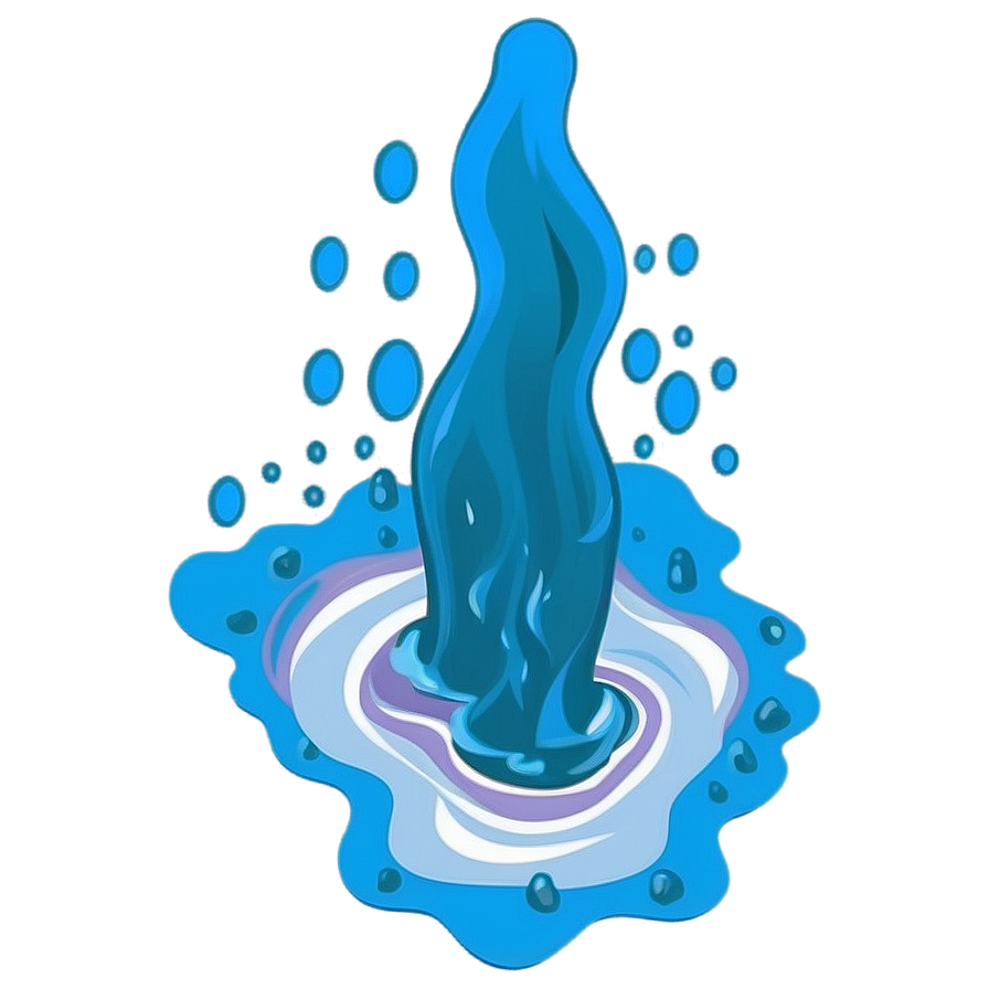 Water Spill Graphic Png Klw34 PNG Image