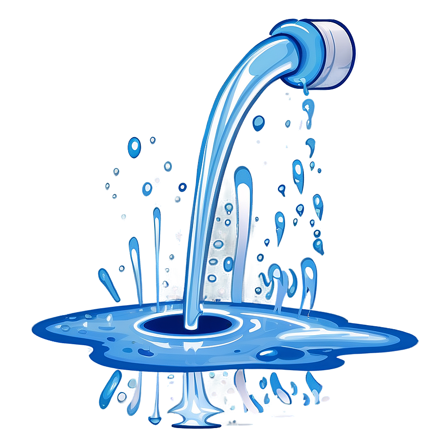 Water Spill Graphic Png Pja PNG Image