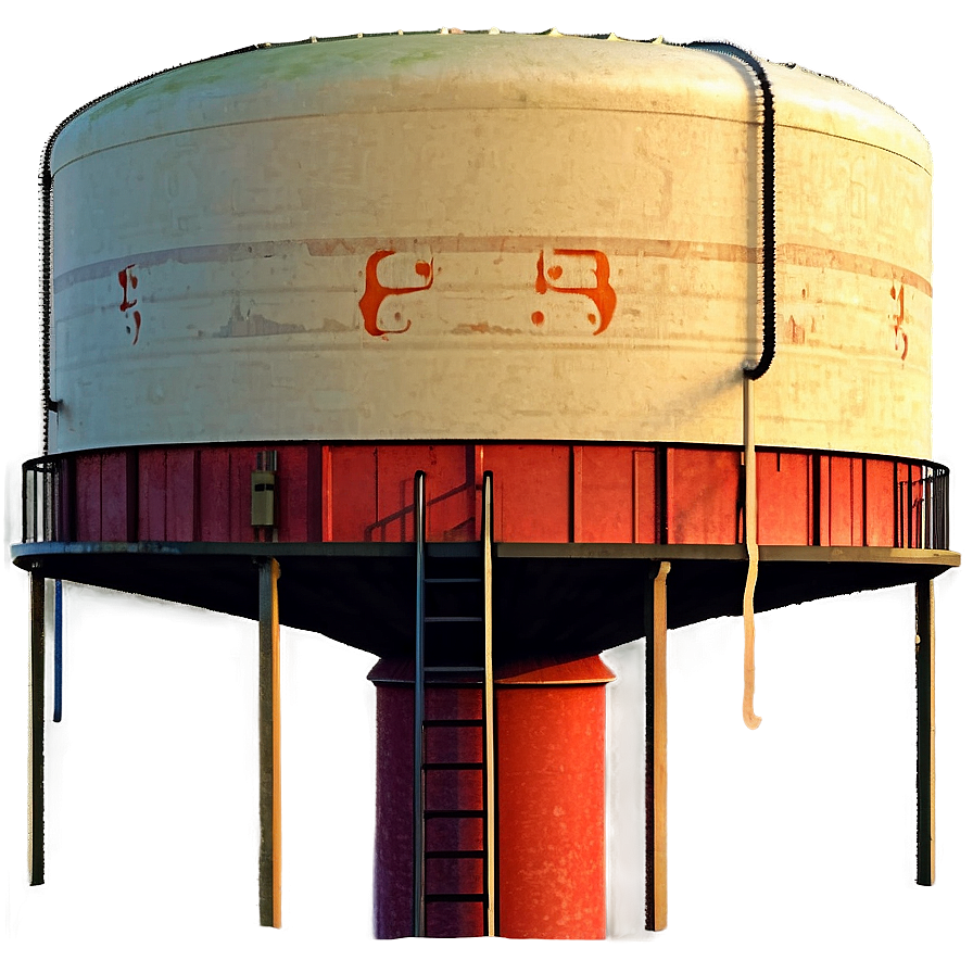 Water Tower At Dawn Png Jlh PNG Image