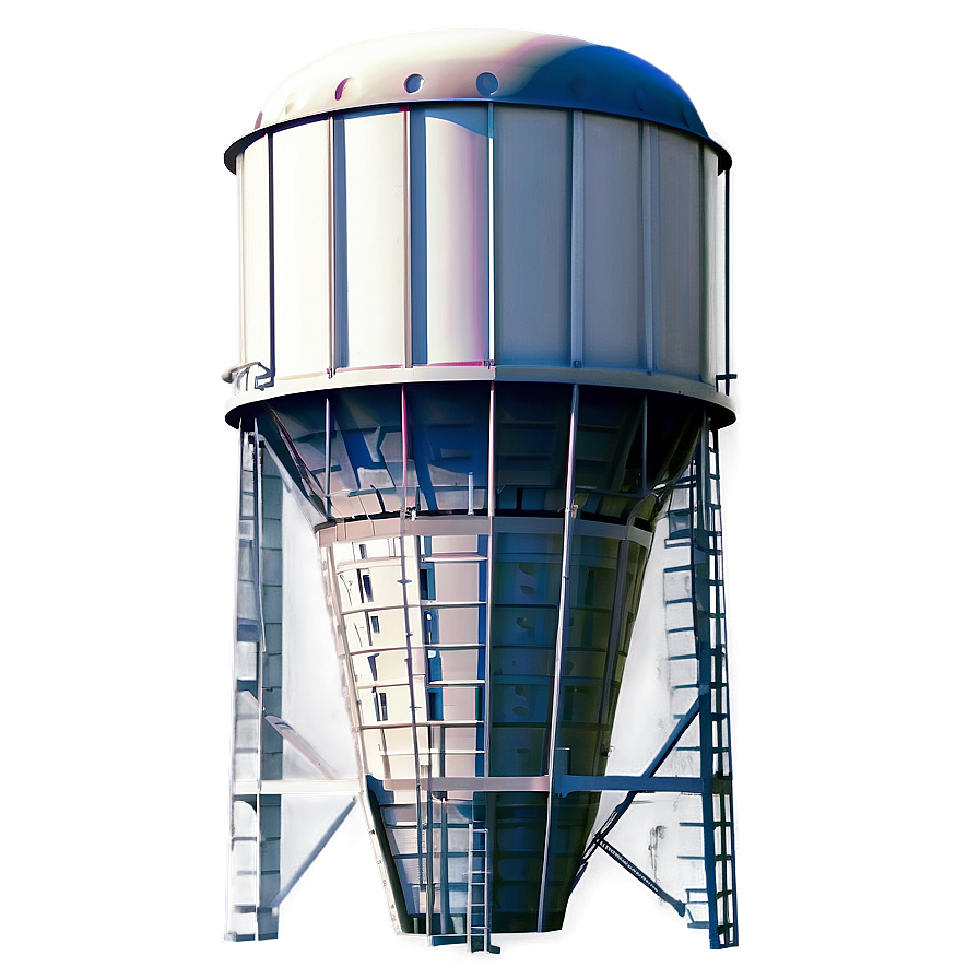 Water Tower With Flag Png Pfg81 PNG Image