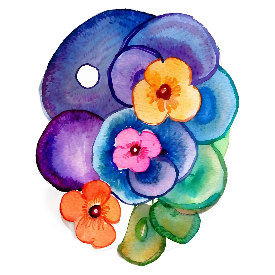 Watercolor Art Png Srn23 PNG Image