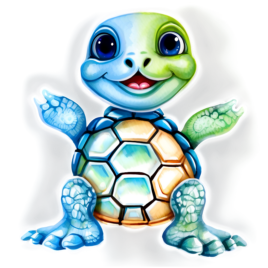 Watercolor Baby Turtle Png Wam79 PNG Image