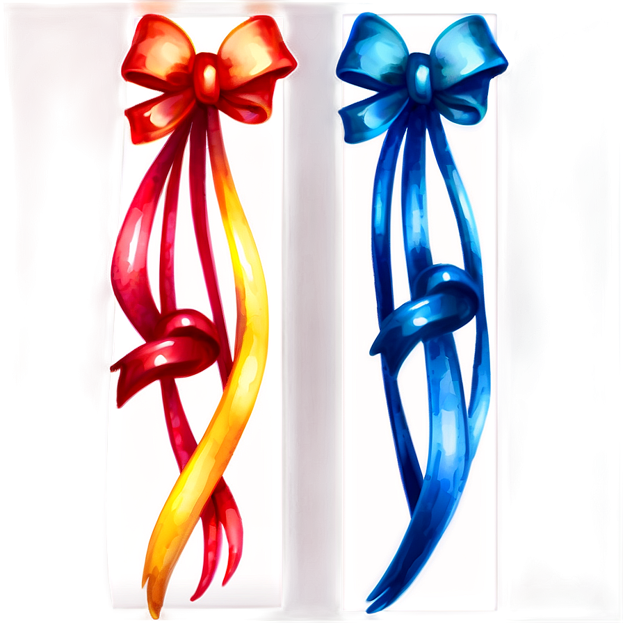 Watercolor Bow Png Gqg7 PNG Image