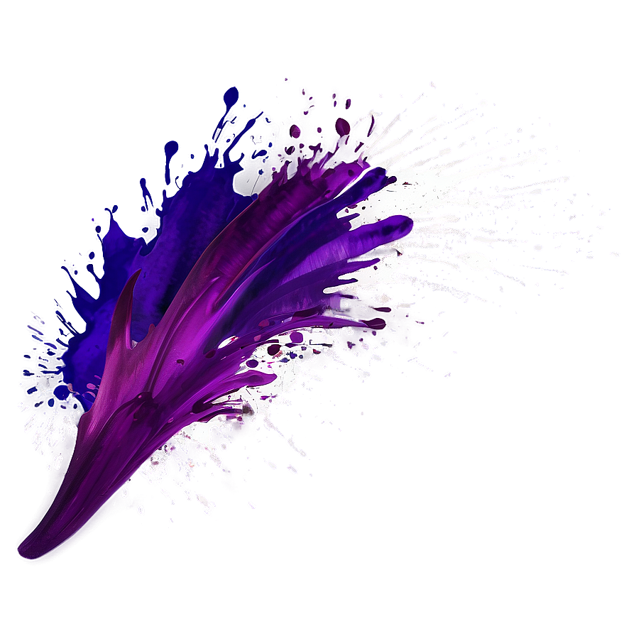 Watercolor Brush Splash Png Wjr33 PNG Image