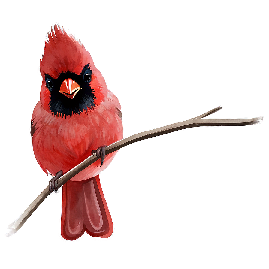 Watercolor Cardinal Png 05242024 PNG Image